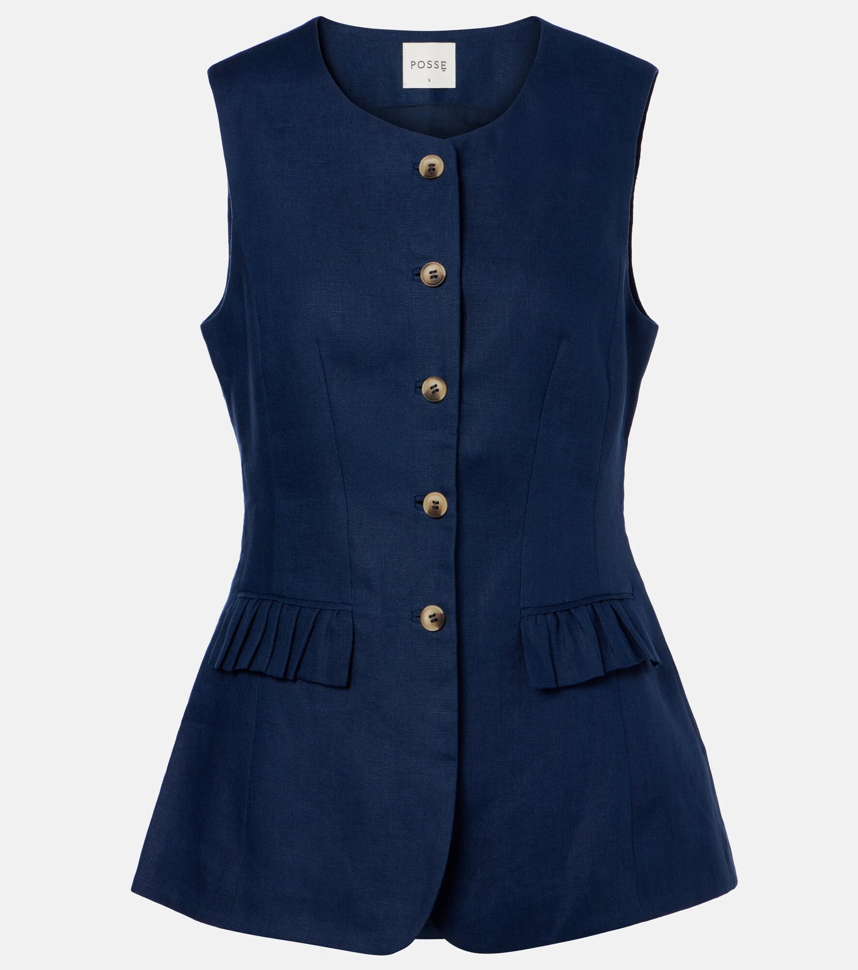 Matilda linen vest - 1
