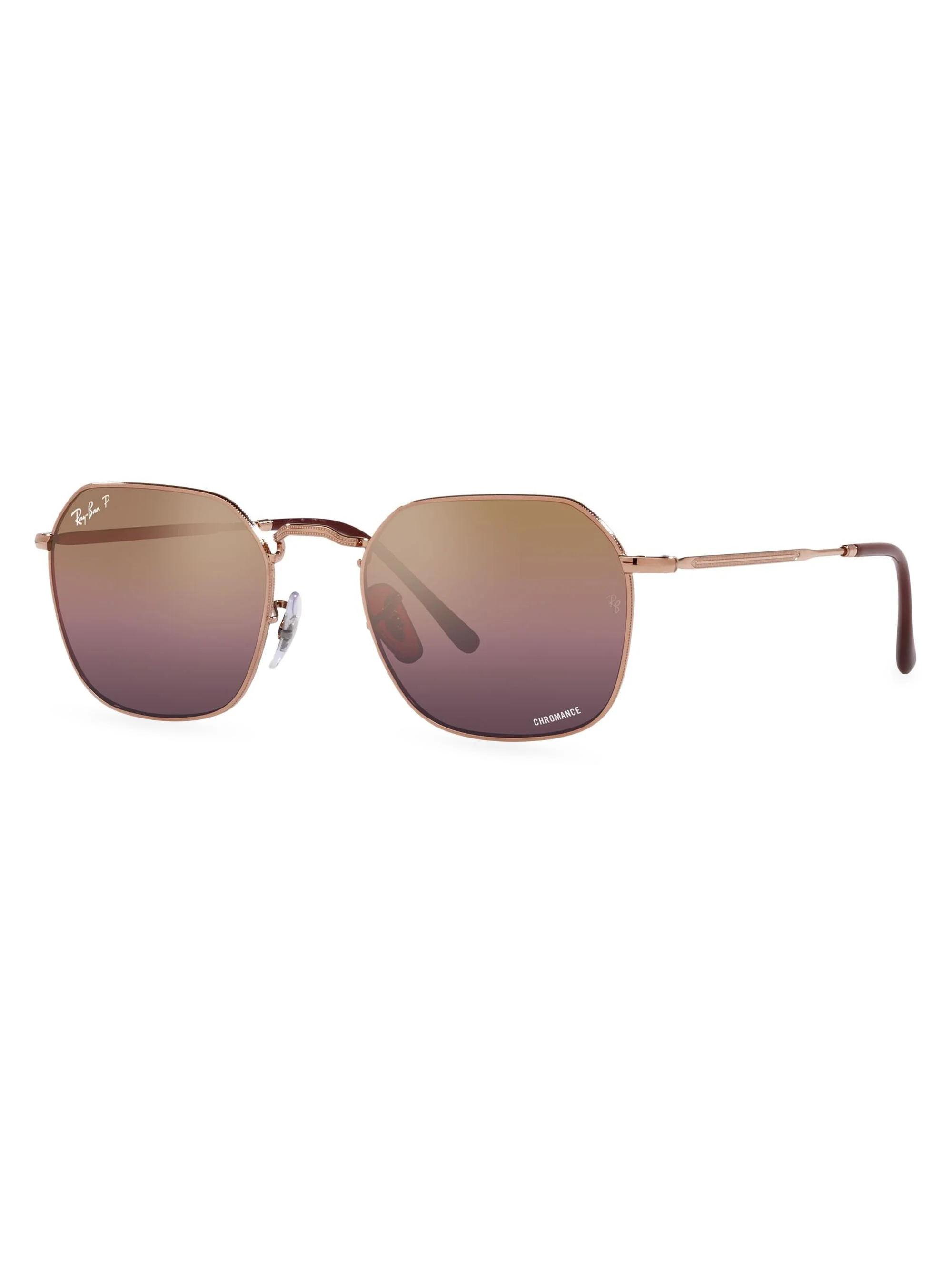 Women's RB3694 Jim 55MM Geometric Sunglasses - Rose Gold - 1