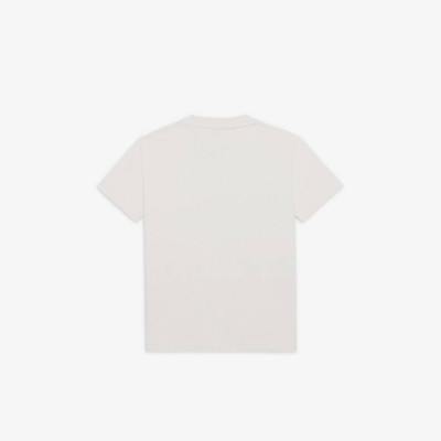 BALENCIAGA Women's Lion's Laurel Small Fit T-shirt in Cement Grey outlook