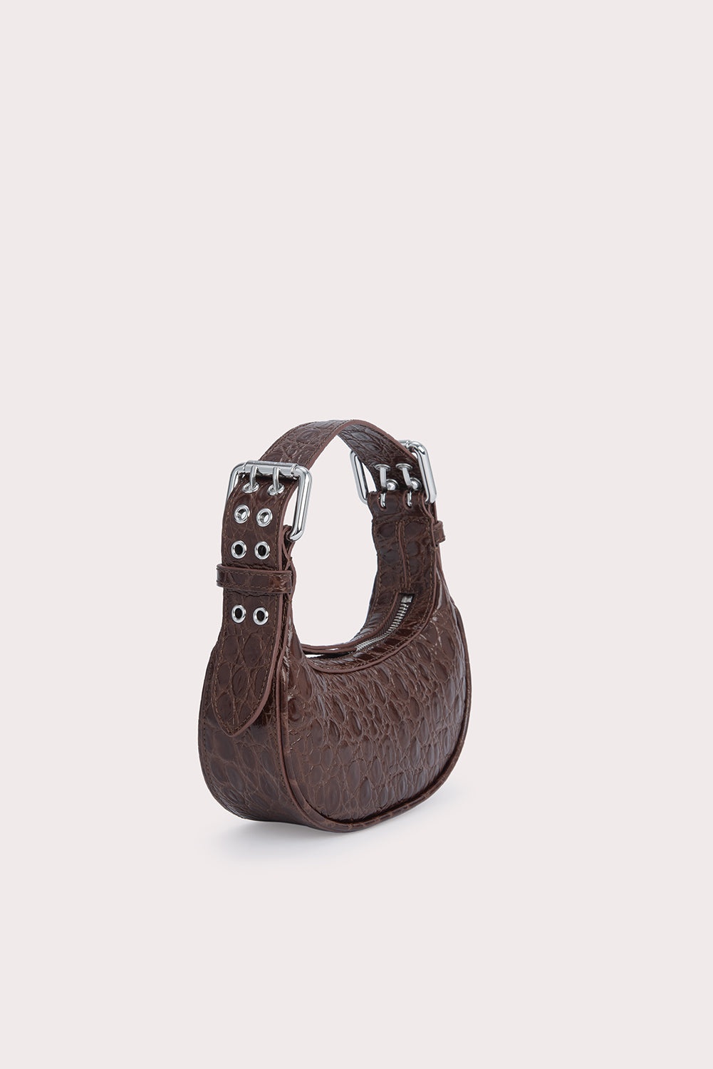 Mini Soho Sequoia Circular Croco Embossed Leather - 2