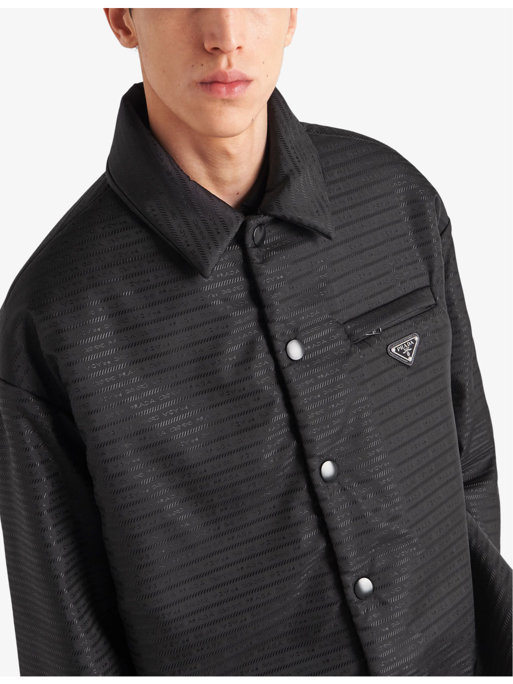Re-Nylon brand-plaque padded recycled-polyamide jacket - 4