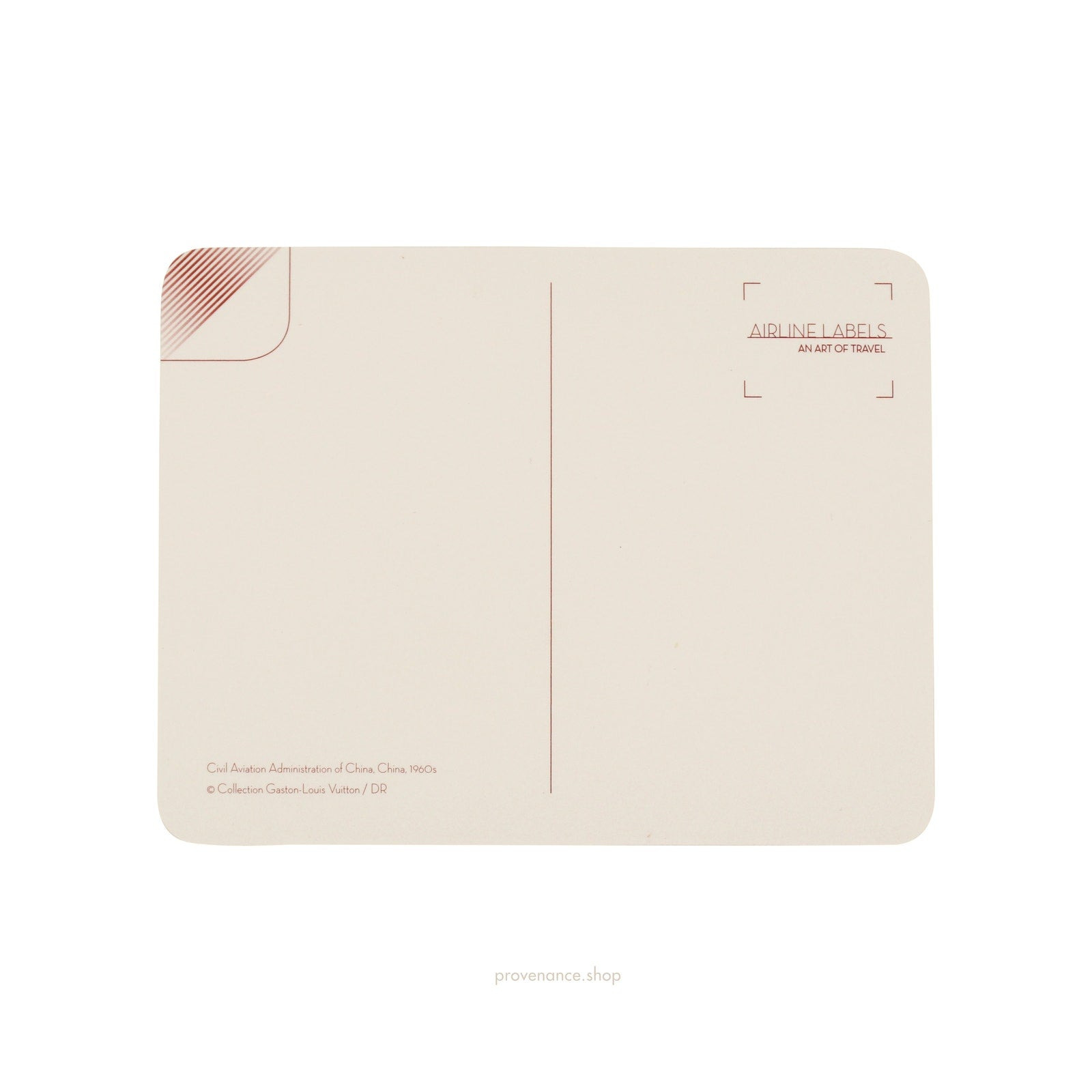 Airline Label Postcard Sticker- PALACE MUSEUM - 2