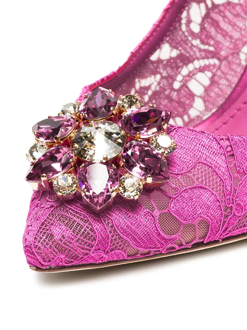 Belucci Taormina lace 90mm pumps - 5