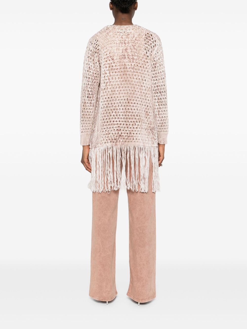 open-knit cardigan - 4