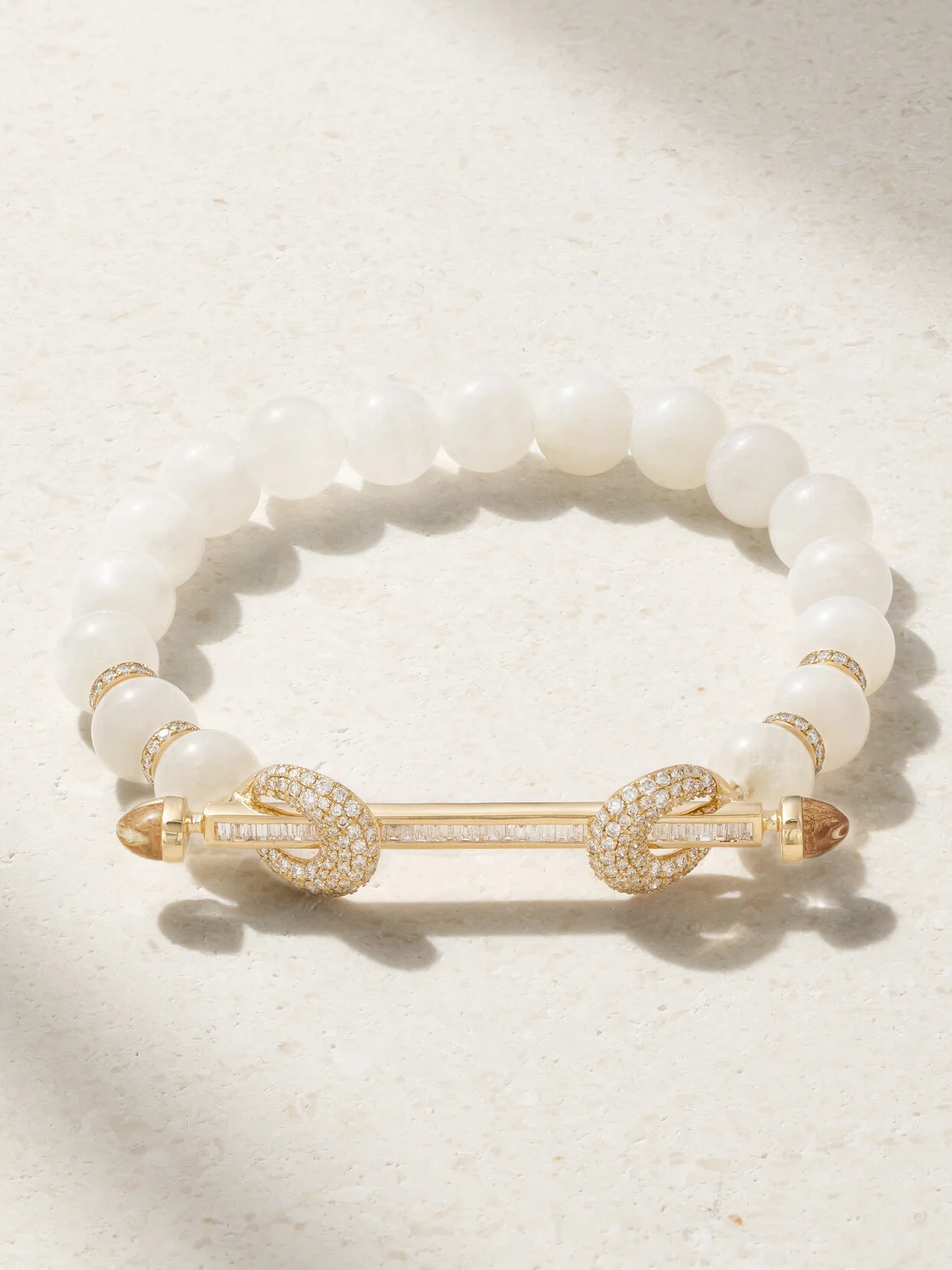 Chakra 18-karat Gold Multi-stone Bracelet - 1