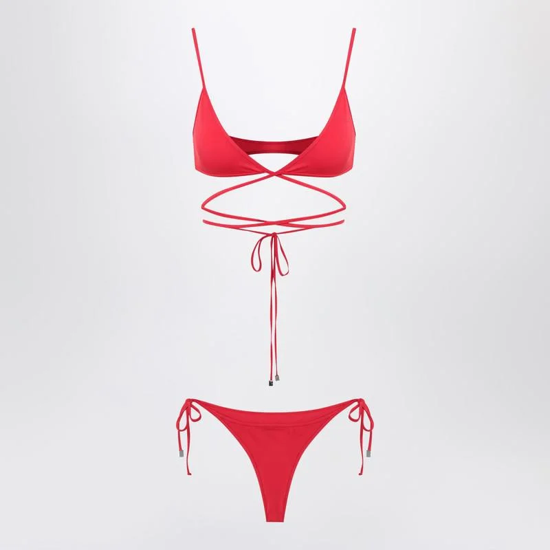 The Attico Two-Piece Triangle Bikini In - 1
