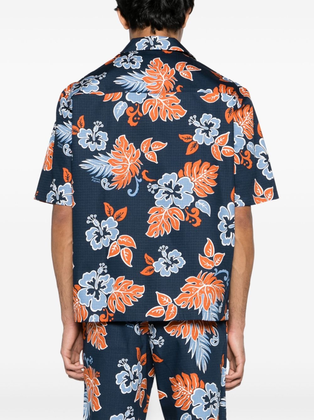 floral-print ripstop shirt - 4