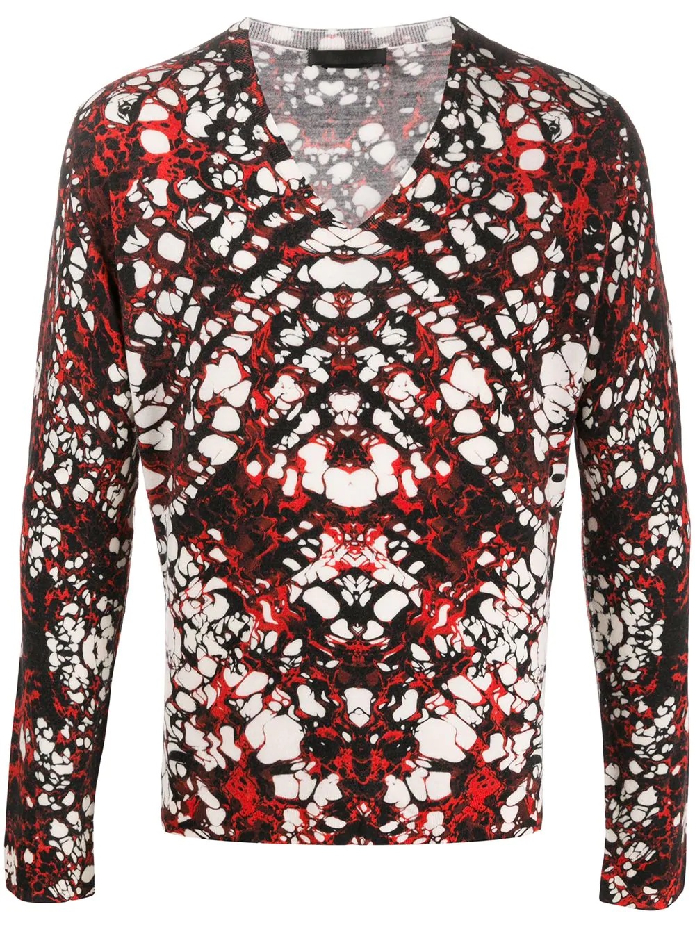 abstract-print jumper  - 1