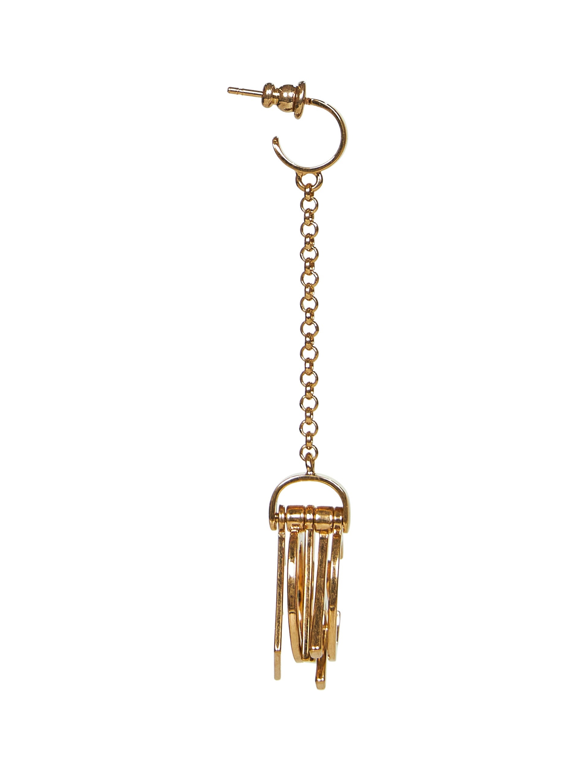 Gold Chloé Letters drop earrings - 2