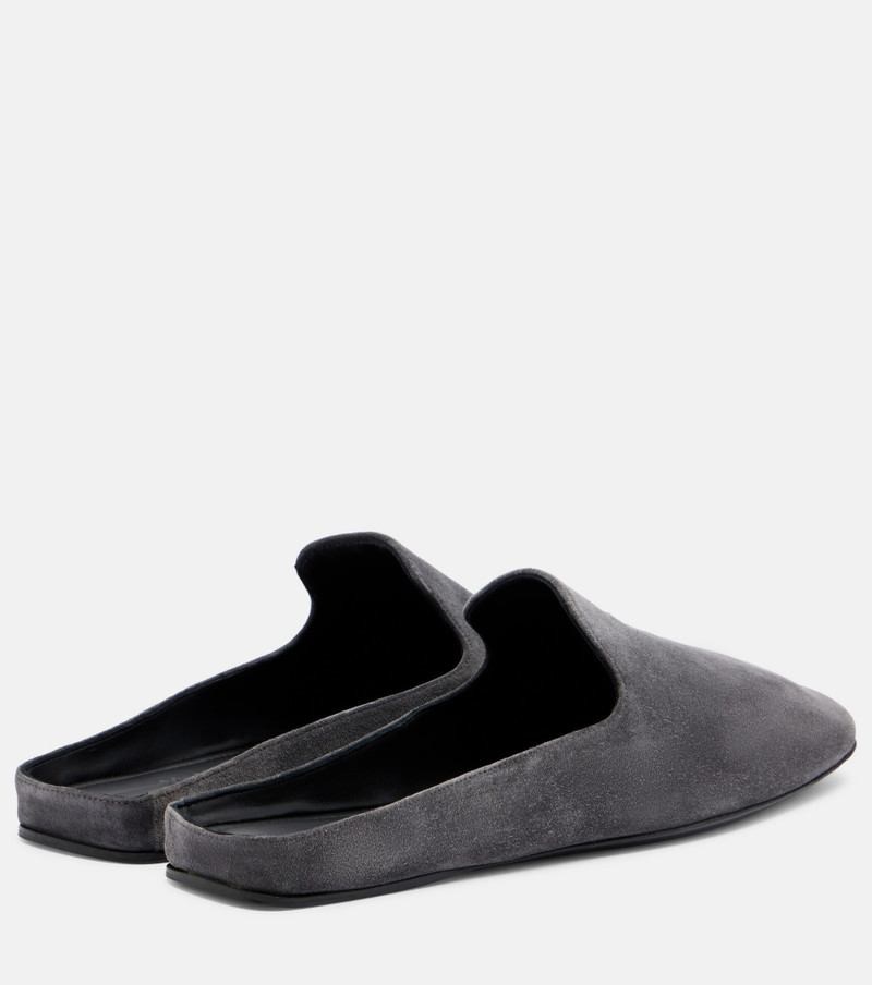Max Mara Logo suede mules outlook