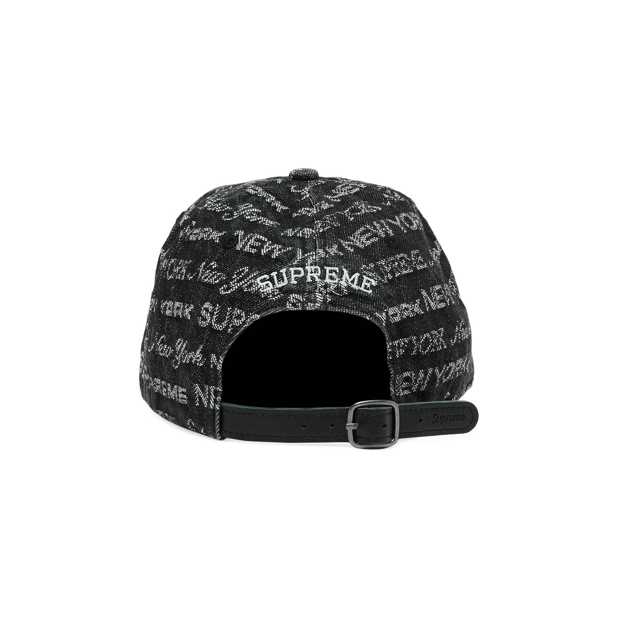 Supreme Multi Type Jacquard Denim cap Supreme Multi Type Jacquard