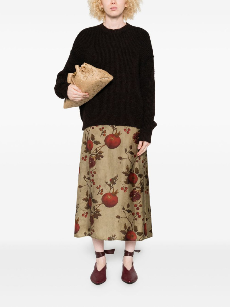 UMA WANG ribbed crew-neck sweater outlook