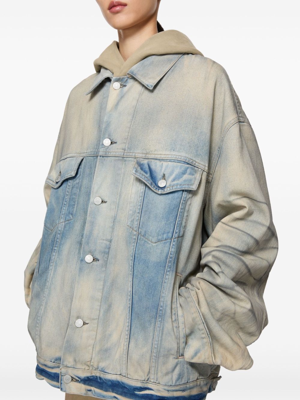 oversized denim jacket - 5