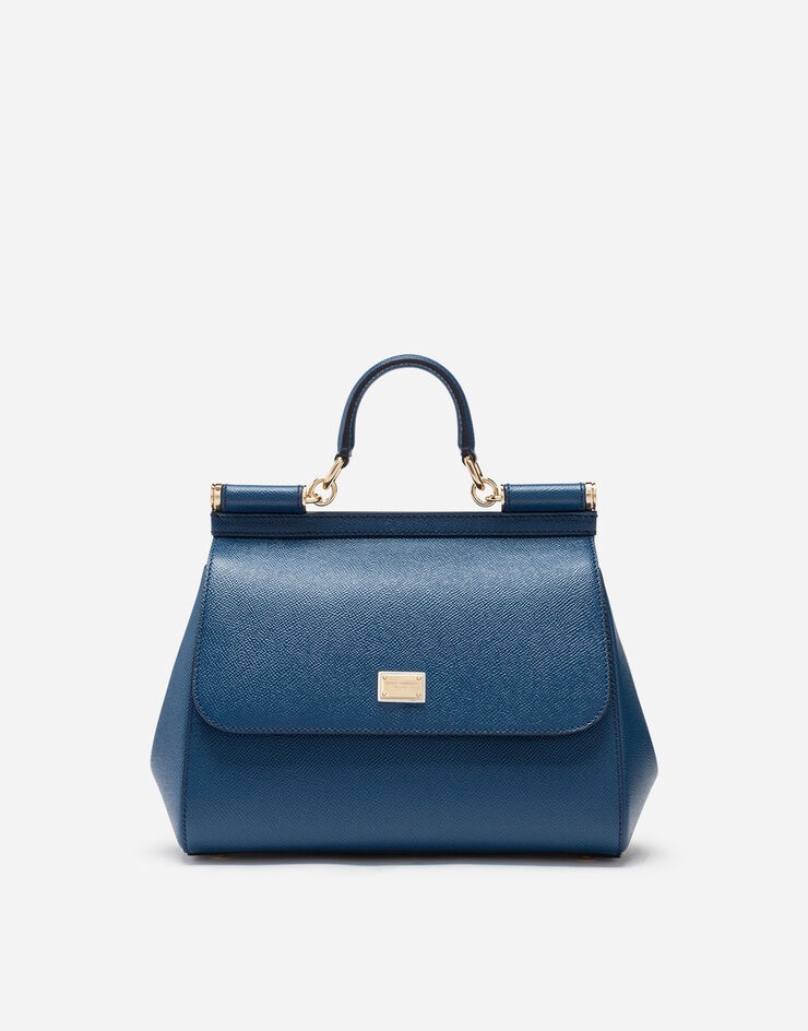 Medium Sicily handbag in dauphine leather - 1