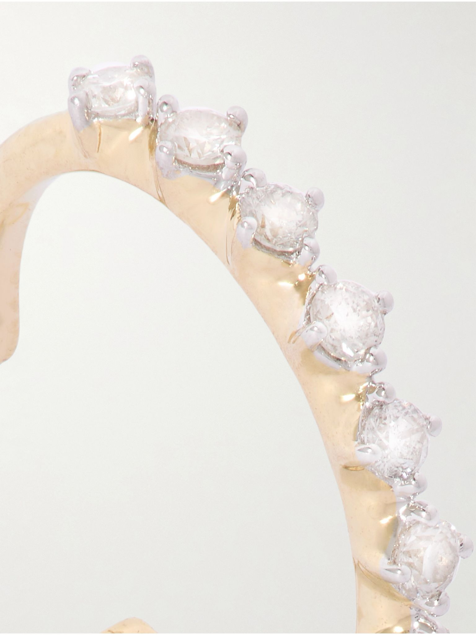 Bright Lights 10-karat gold diamond ear cuff Gold - 3