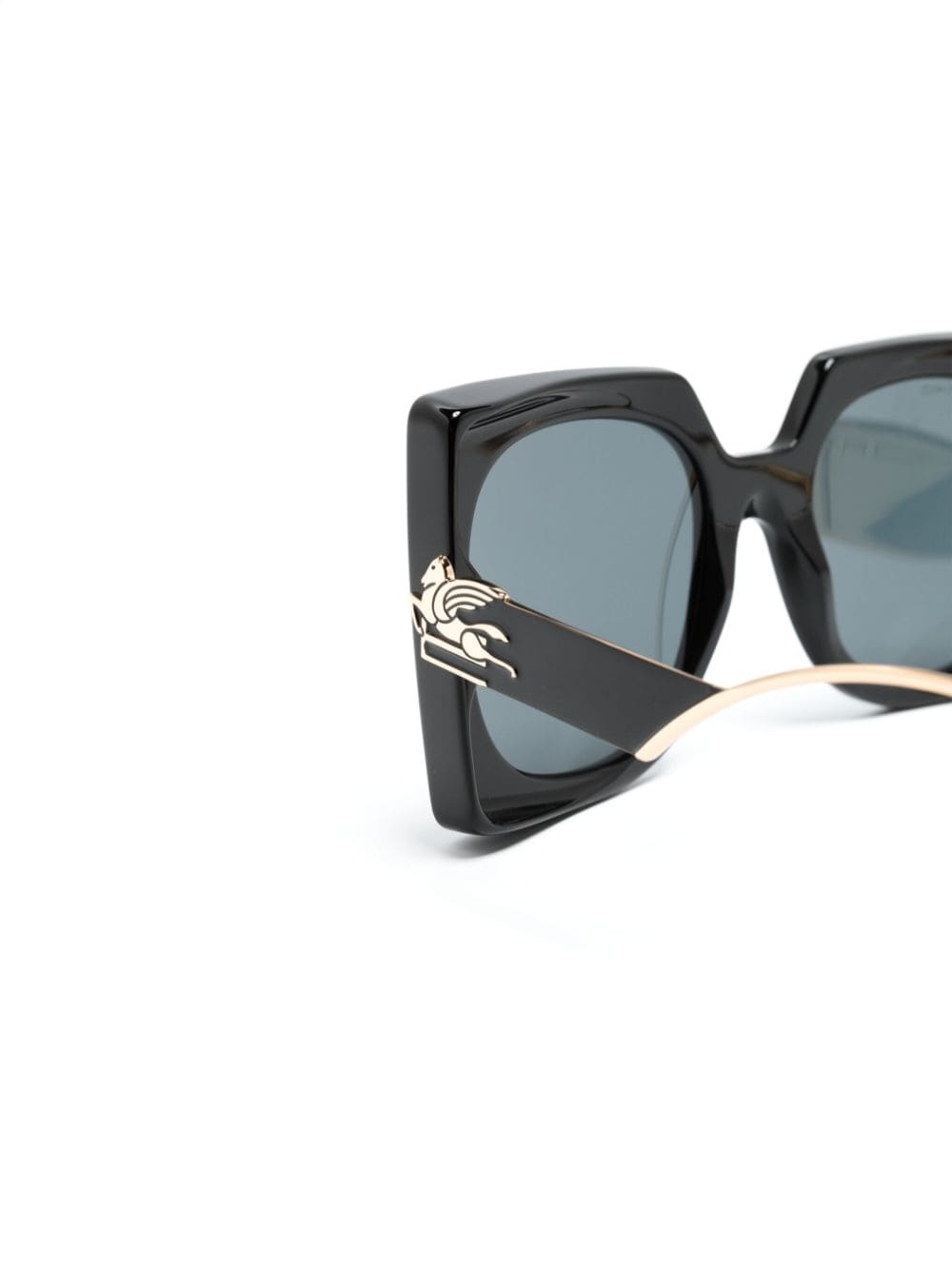 Pegaso-motif oversize-frame sunglasses - 3