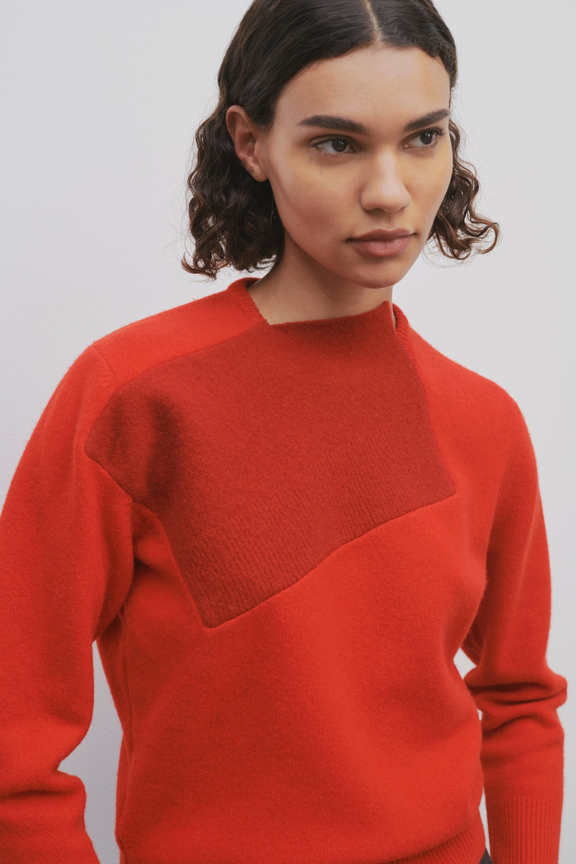 Enid Top in Merino Wool and Cashmere - 5