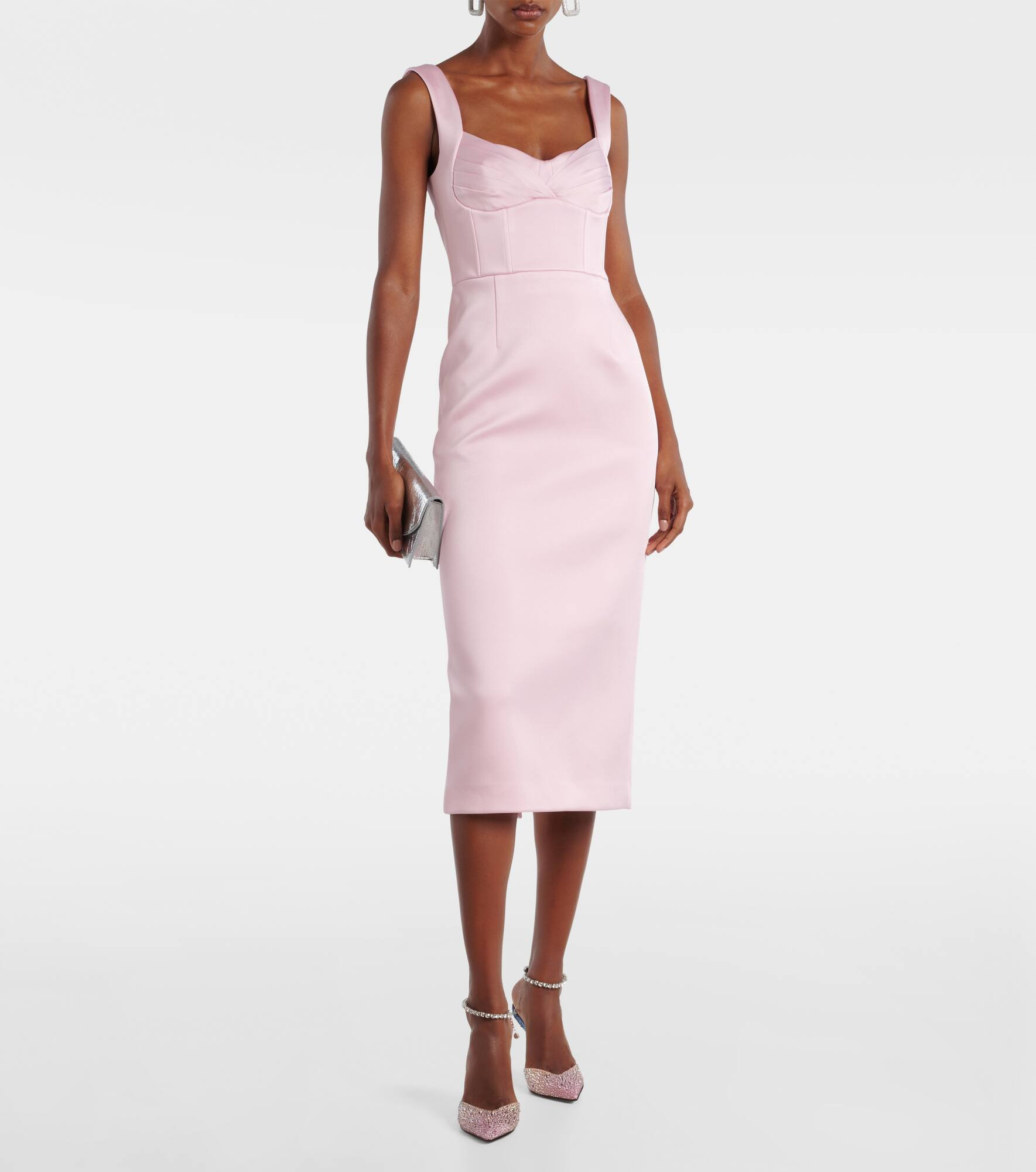 Aymee satin midi dress - 2