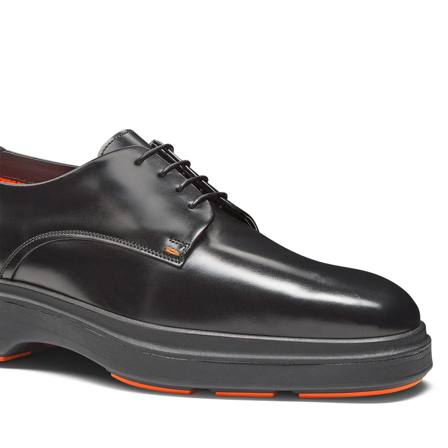 Men's black leather Easy Nova Derby shoe - 6