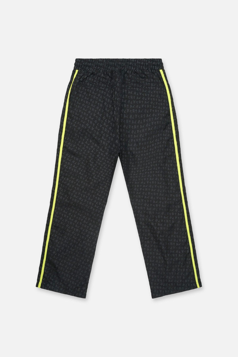 HARVEY TRACK PANT | BLACK ALL OVER LOGO 1