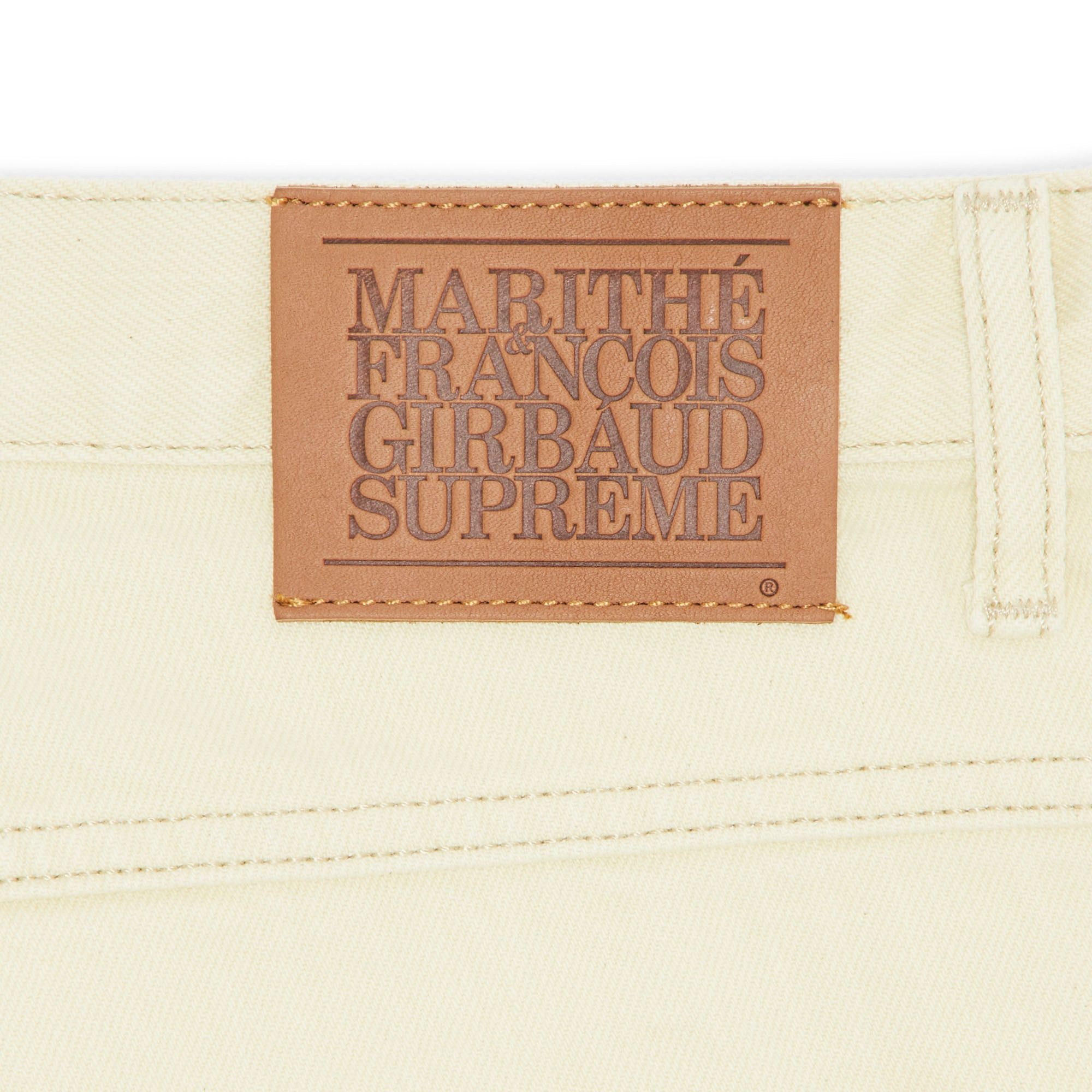 Supreme x Martithé + François Girbaud X-Seam Baggy Jean 'Pale Yellow' - 3