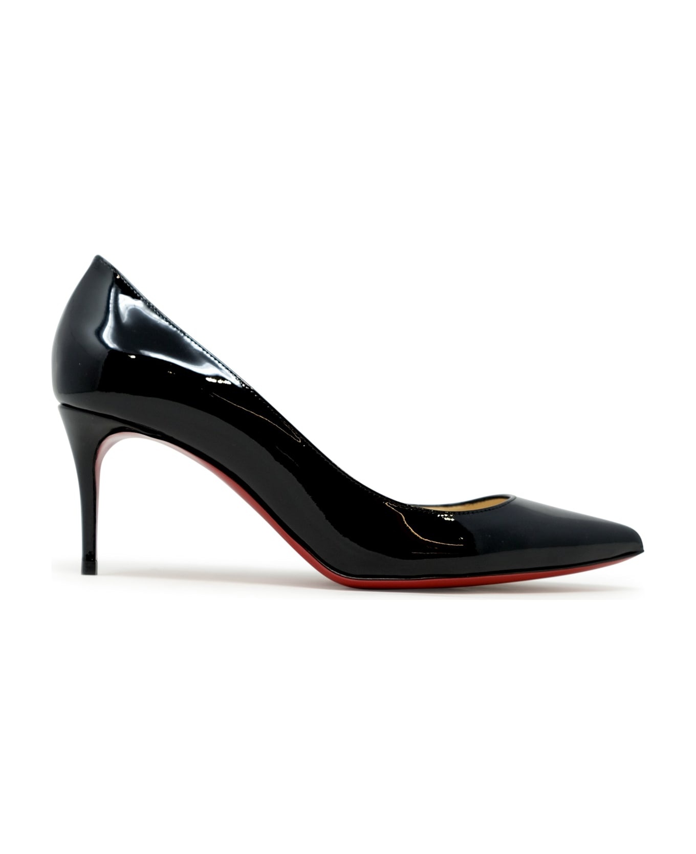 Christian Louboutin Black Patent Kate 70 Pumps - 1