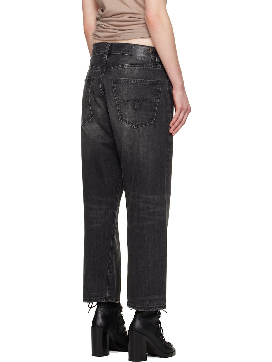 Black X-Boyfriend Jeans - 3