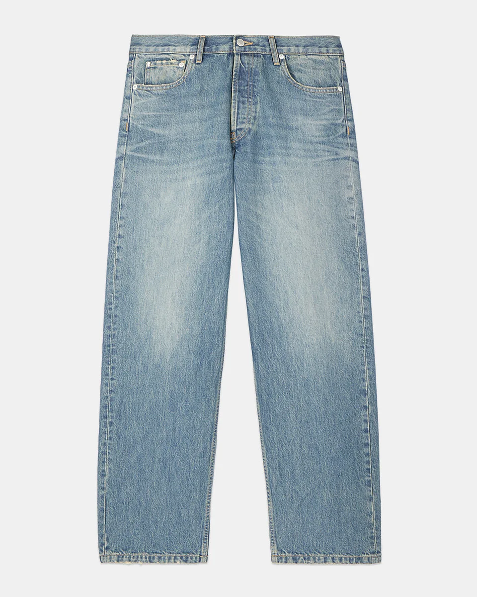 LIGHT BLUE STRAIGHT JEANS - 1