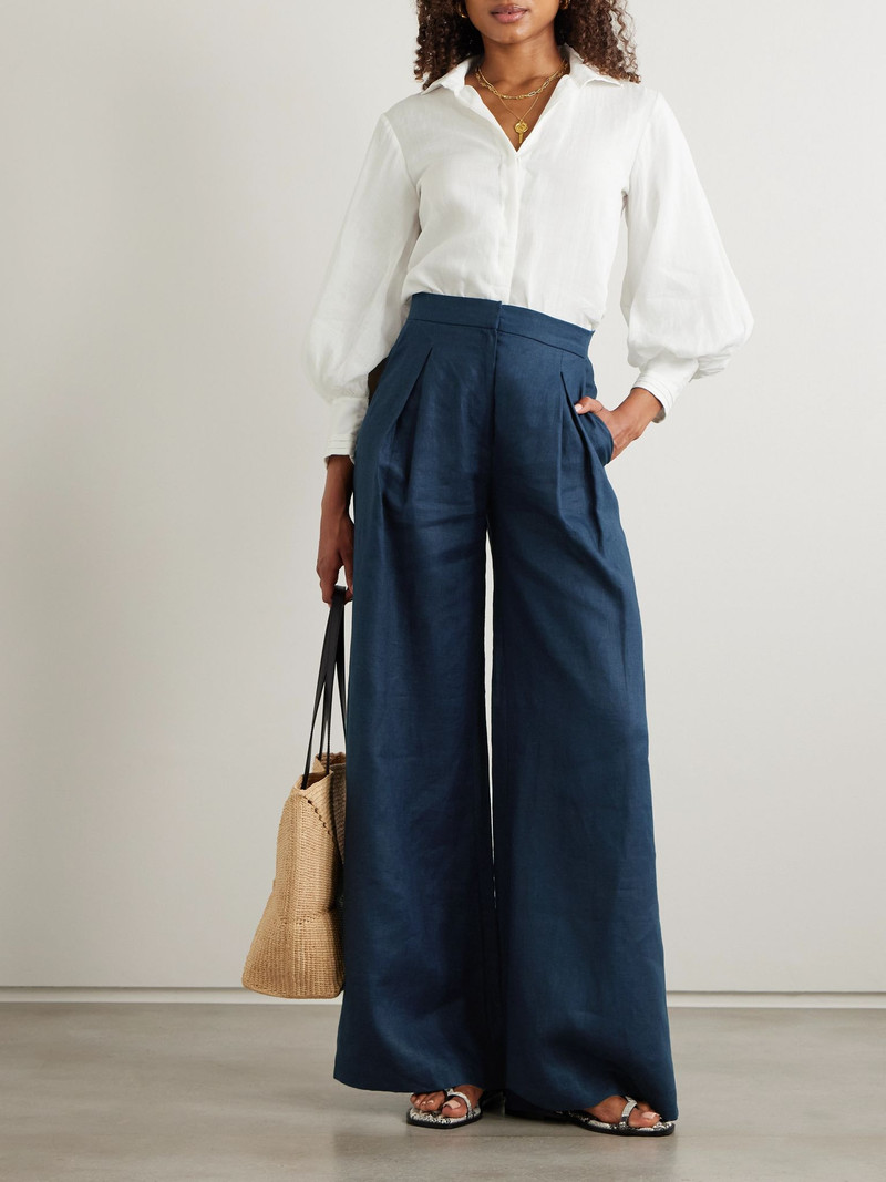 ANDRES OTALORA Efimero  linen shirt Off-white outlook