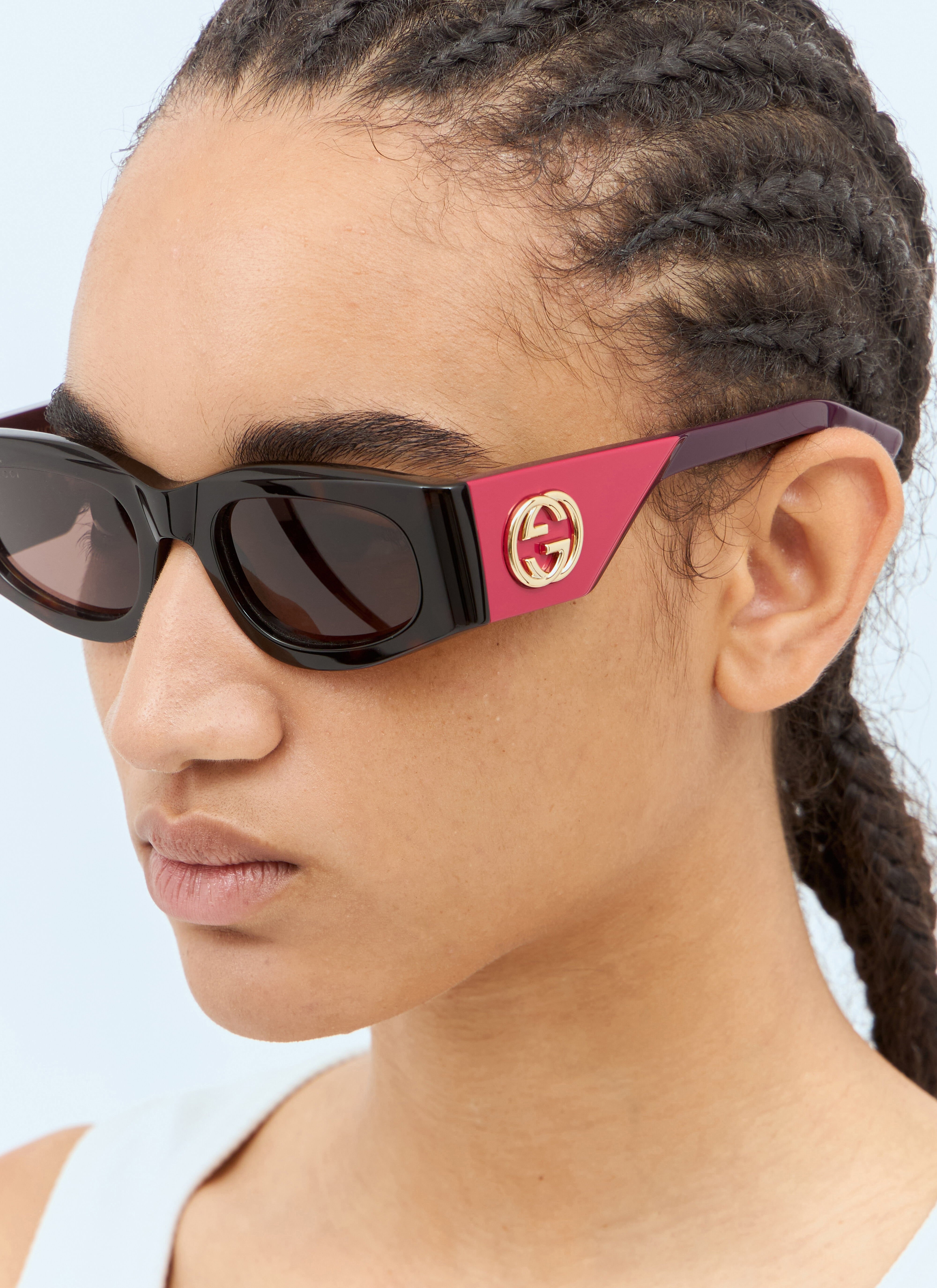 Rectangular Frame Sunglasses - 3