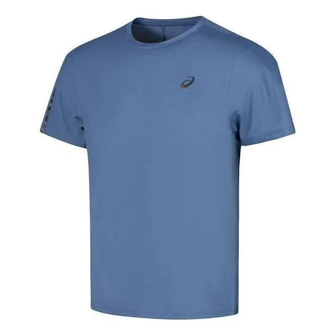 ASICS LITE-SHOW Short Sleeved Running Top Asia Sizing 'Blue Expanse' 2011D069-400 - 1