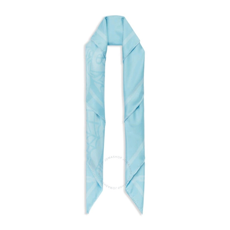 Burberry EKD Twin Knights Print Silk Scarf - 2