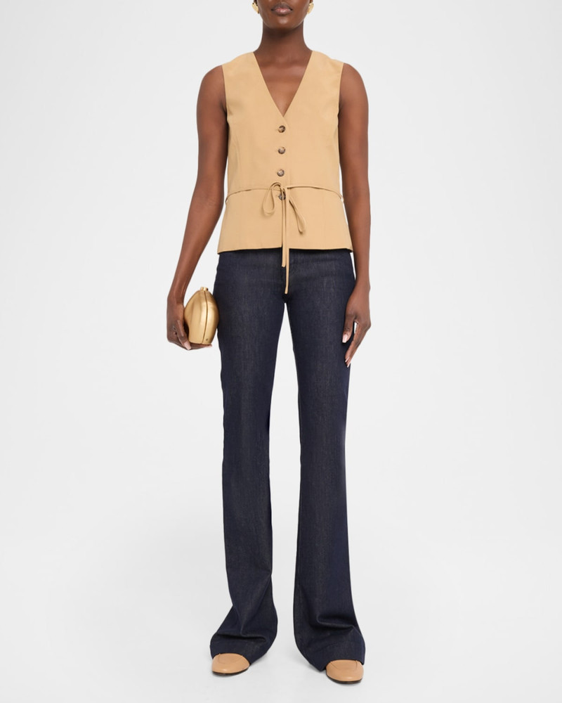 rag & bone Paulette Linen-Blend Vest outlook