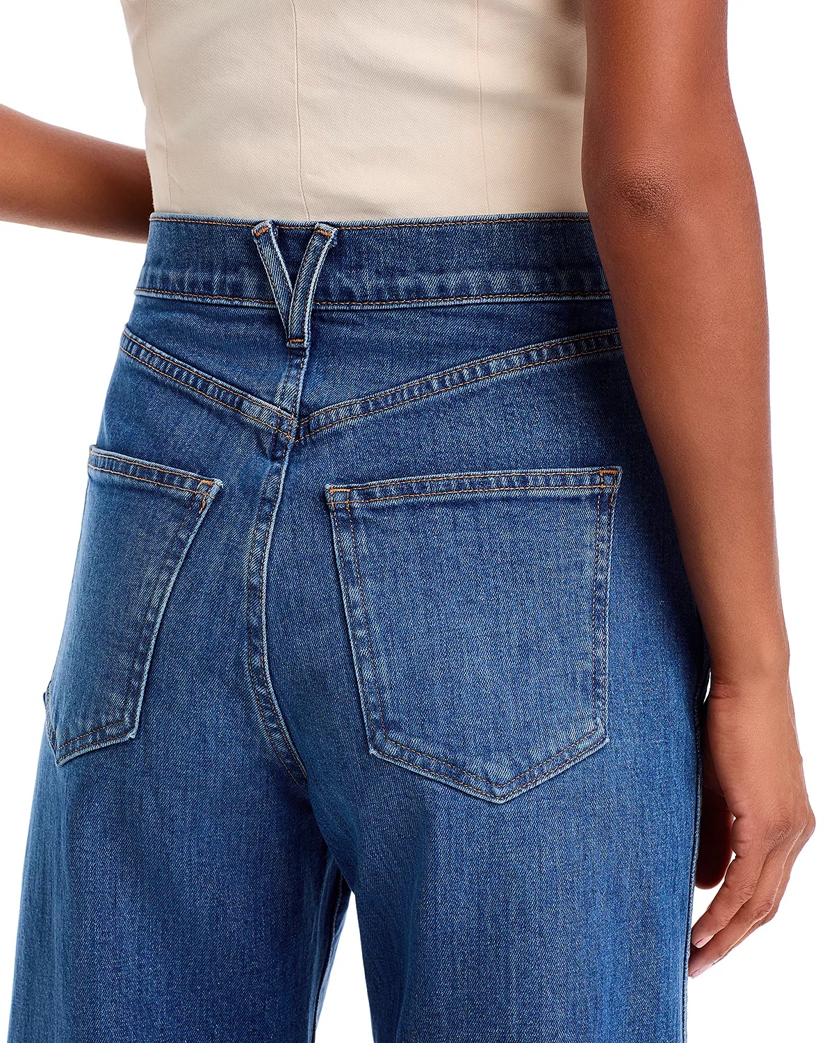 Taylor High Rise Wide Leg Jeans in Serendipity - 5