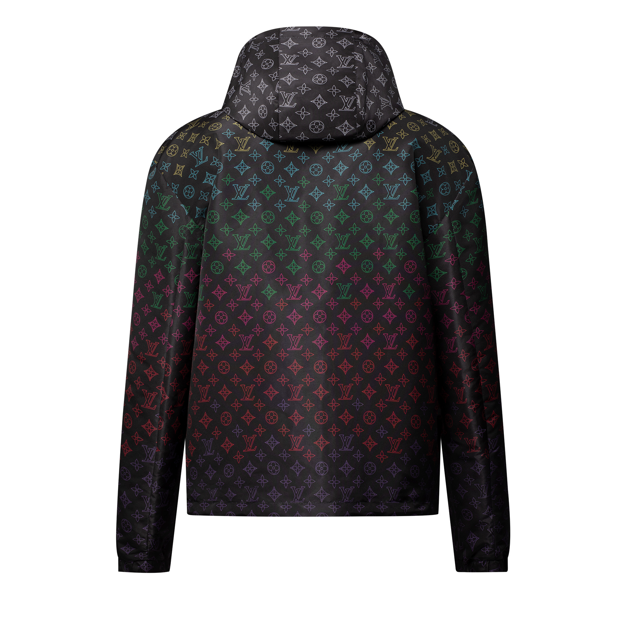 Monogram Flowers Gradient Printed Windbreaker - 3