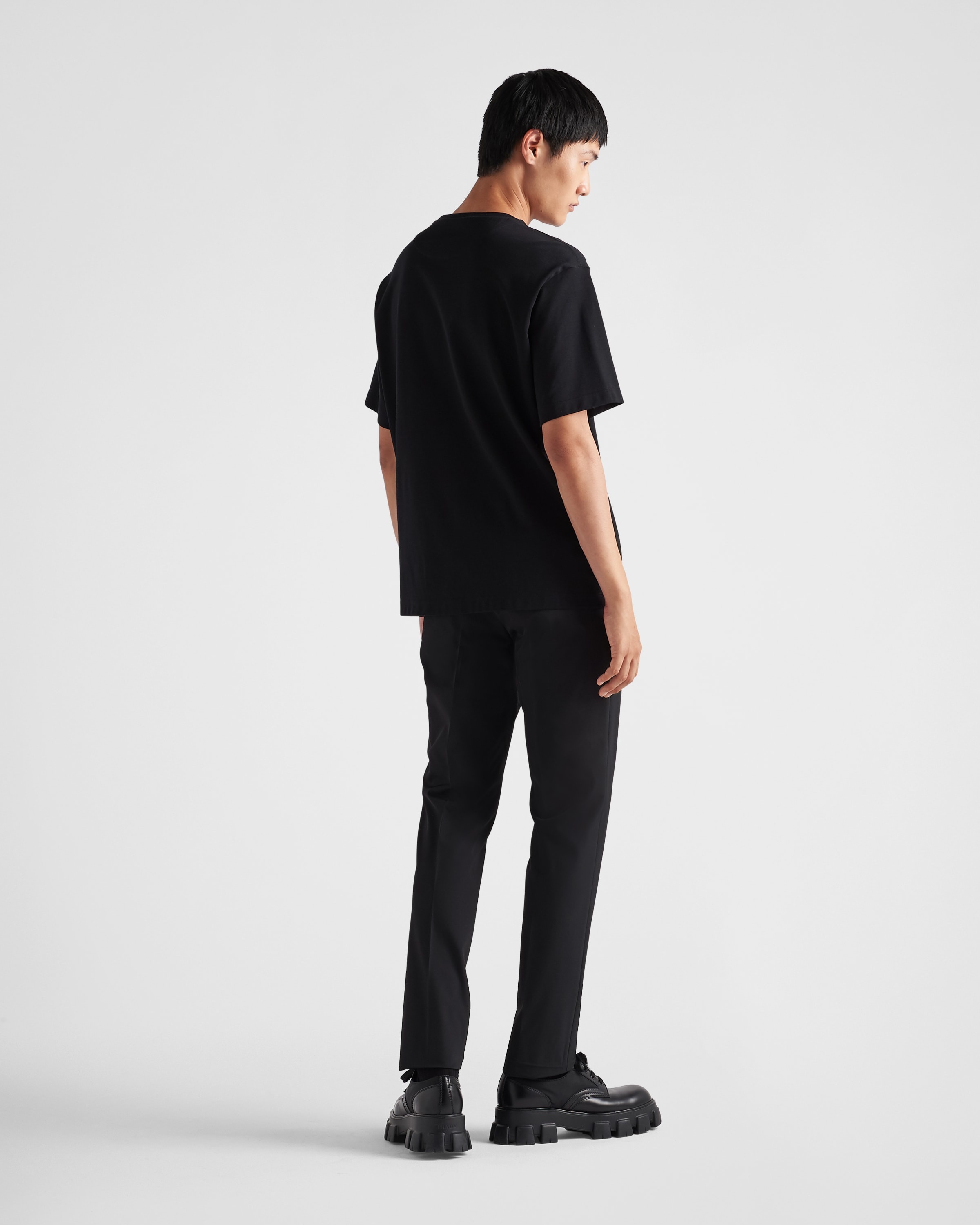 【関税＆送料込み】Prada Cotton T-Shirt Prada Cotton T-shirt | REVERSIBLE