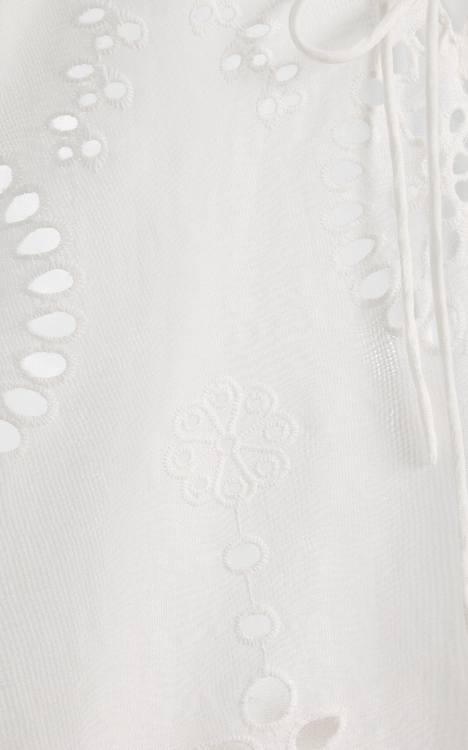 Cotton Broderie Anglaise Mini Dress white - 5