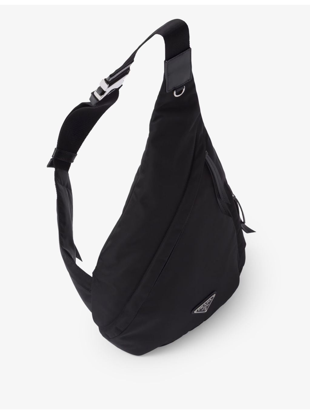 Re-Nylon recycled-nylon and leather backpack - 4