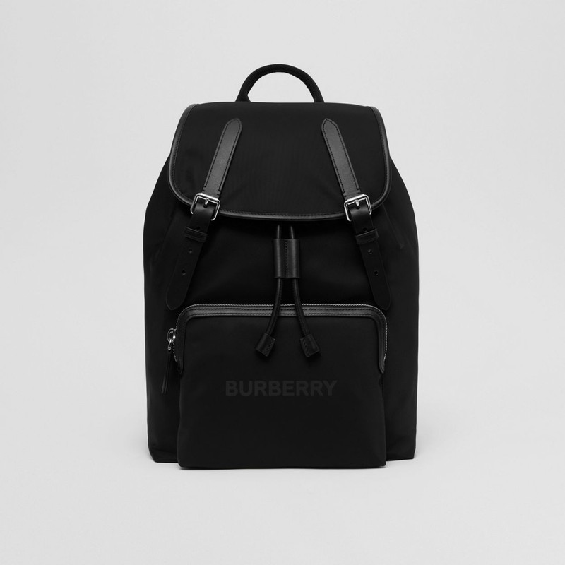 Logo Print Nylon Backpack 1