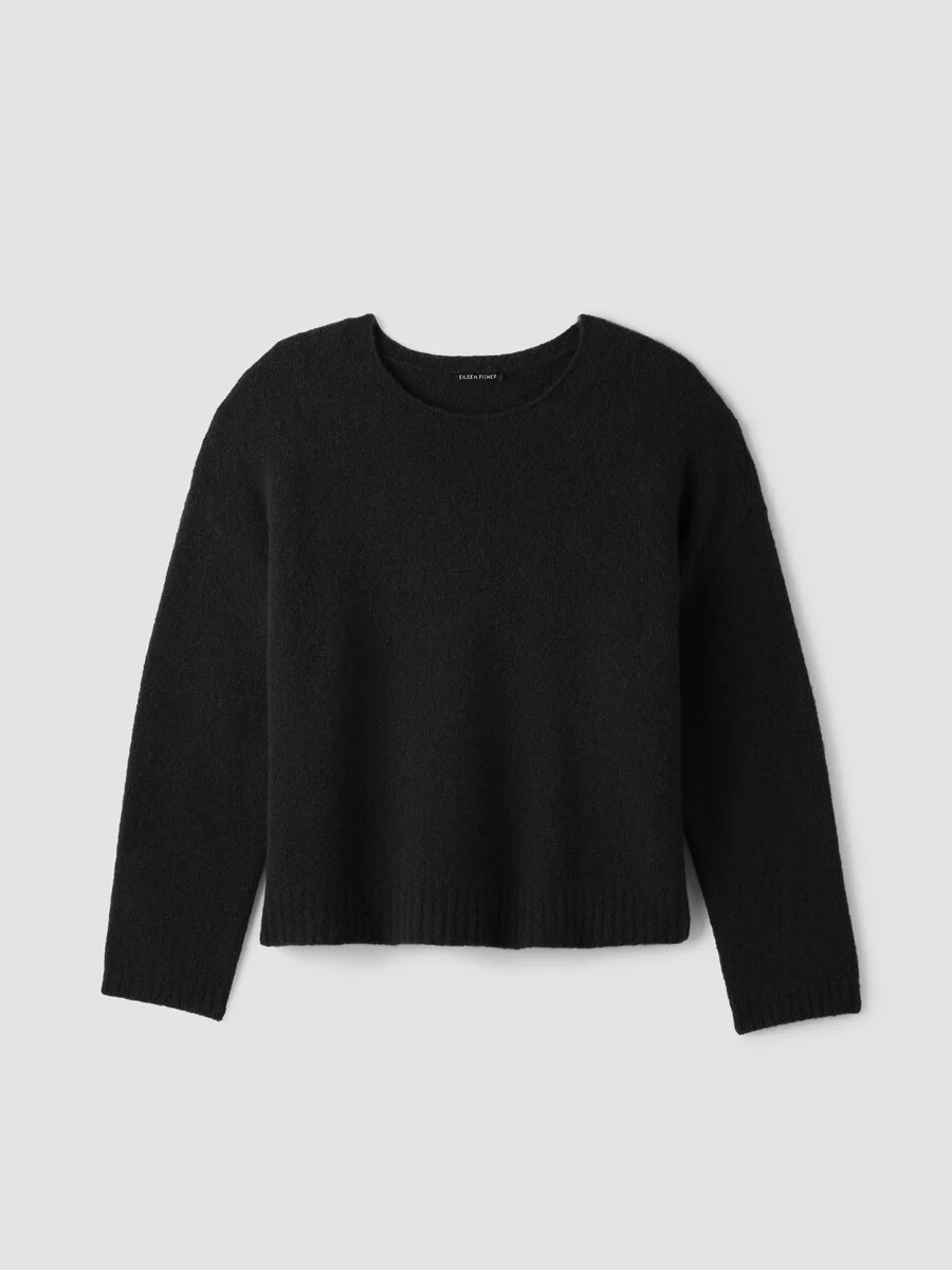 Cashmere Silk Bliss Crew Neck Top - 1