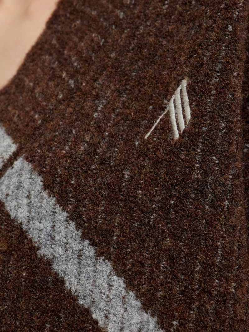 diagonal-stripe sweater 5
