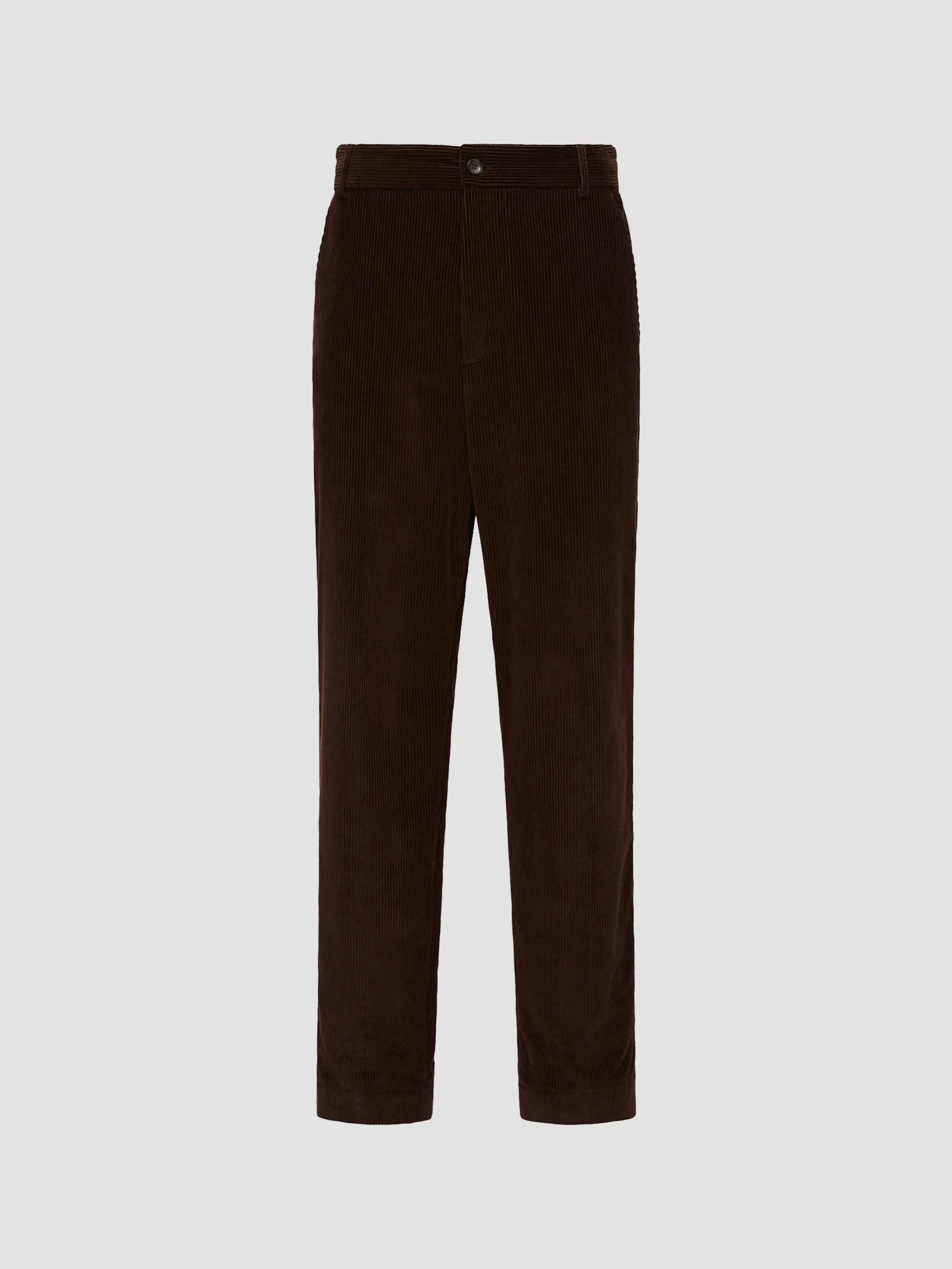Men's Pants in Corduroy - Brown - 1