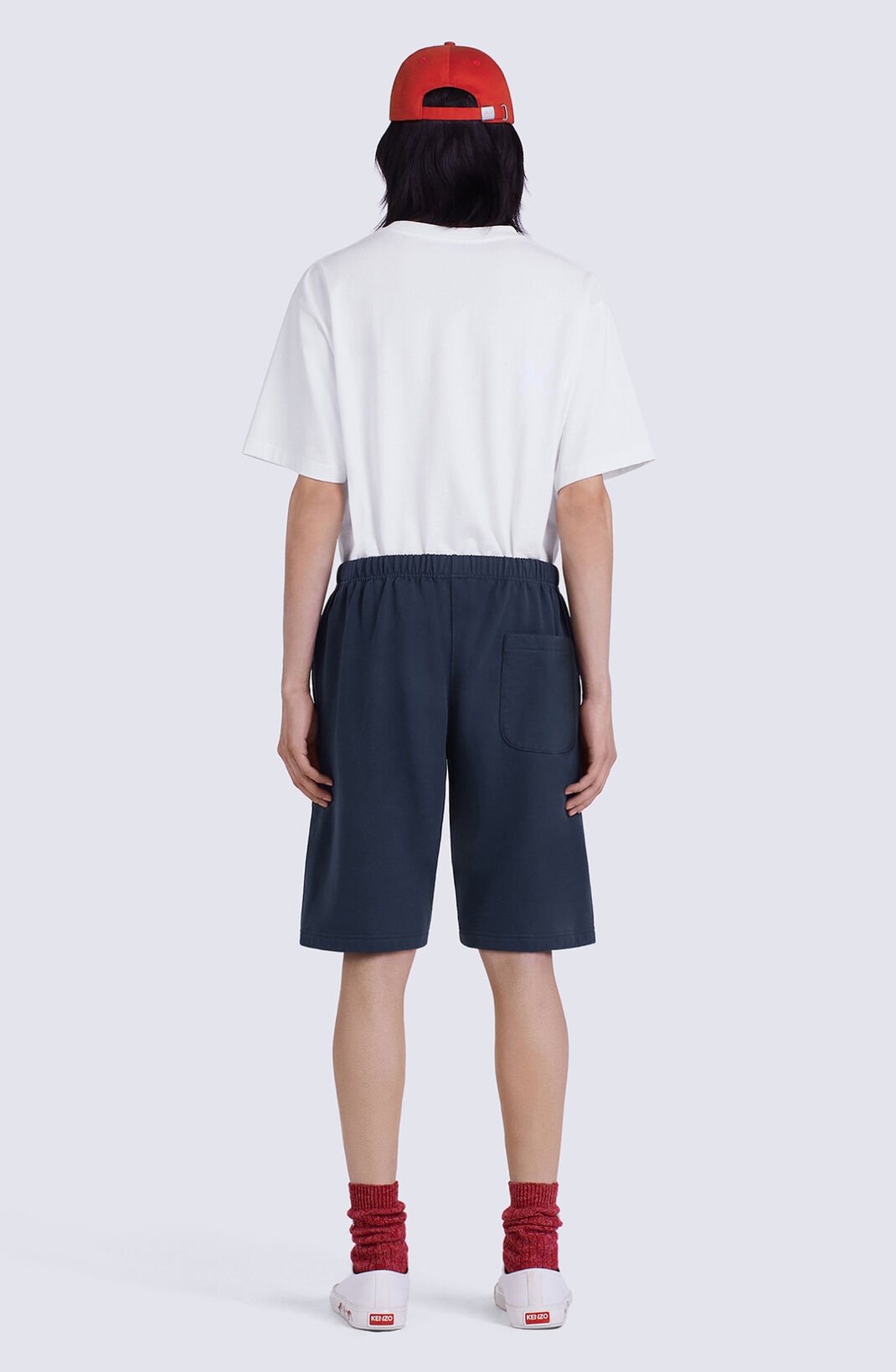 'Tiger Tail K' crest shorts - 4