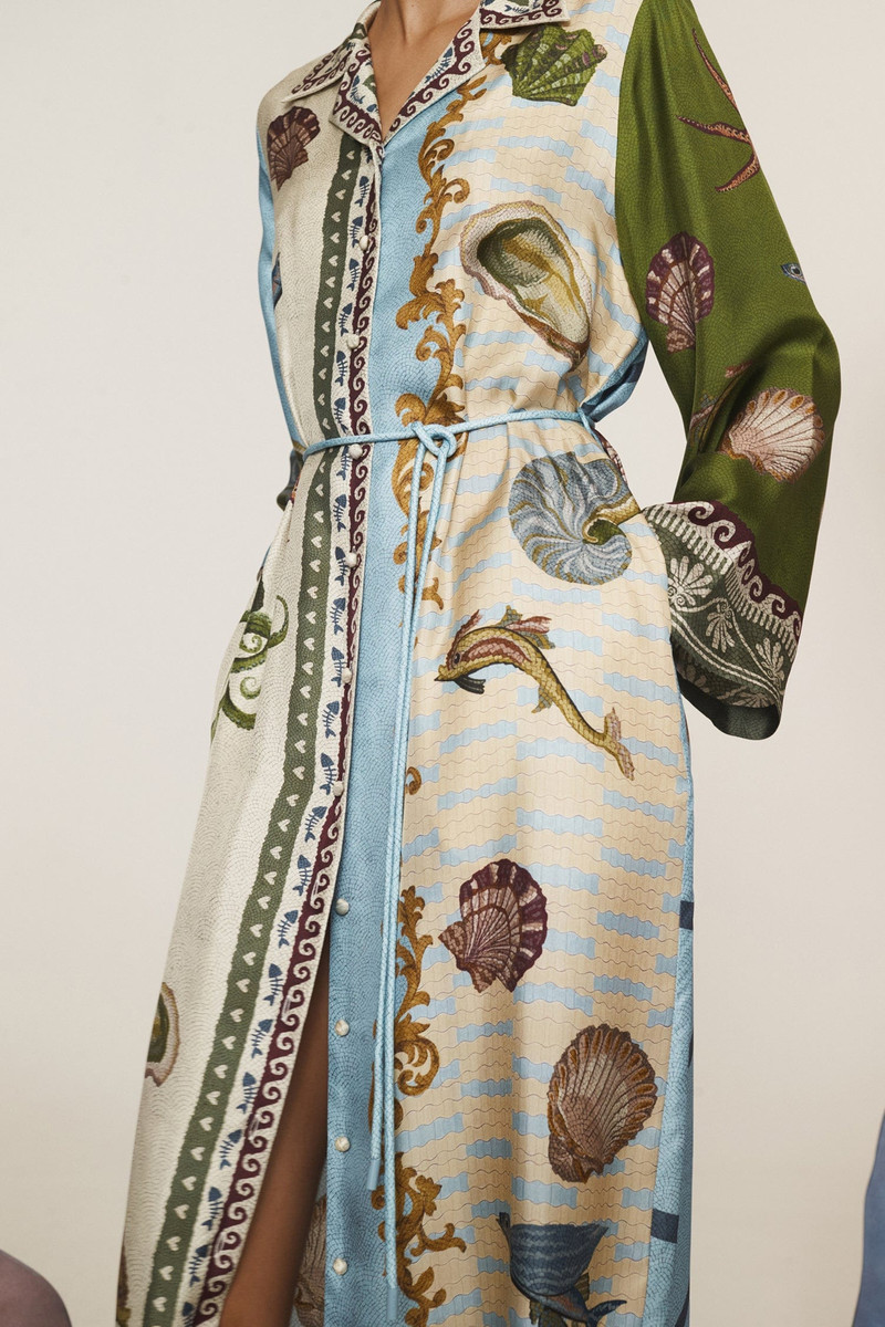 Bath House Silk Shirtdress 4