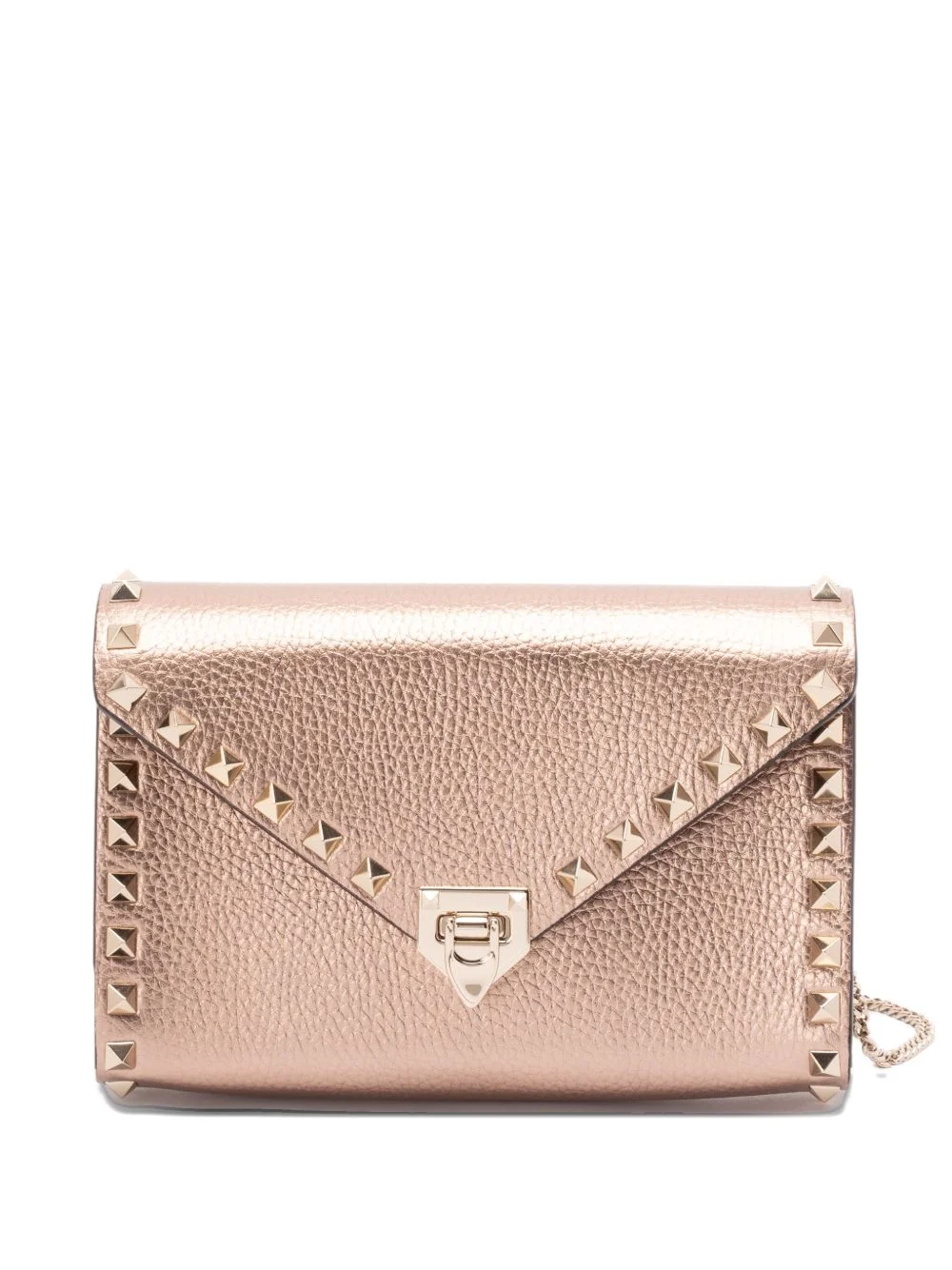 Rockstud leather satchel bag - 1