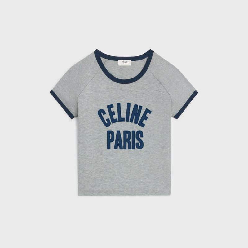 celine paris t-shirt in cotton jersey 1