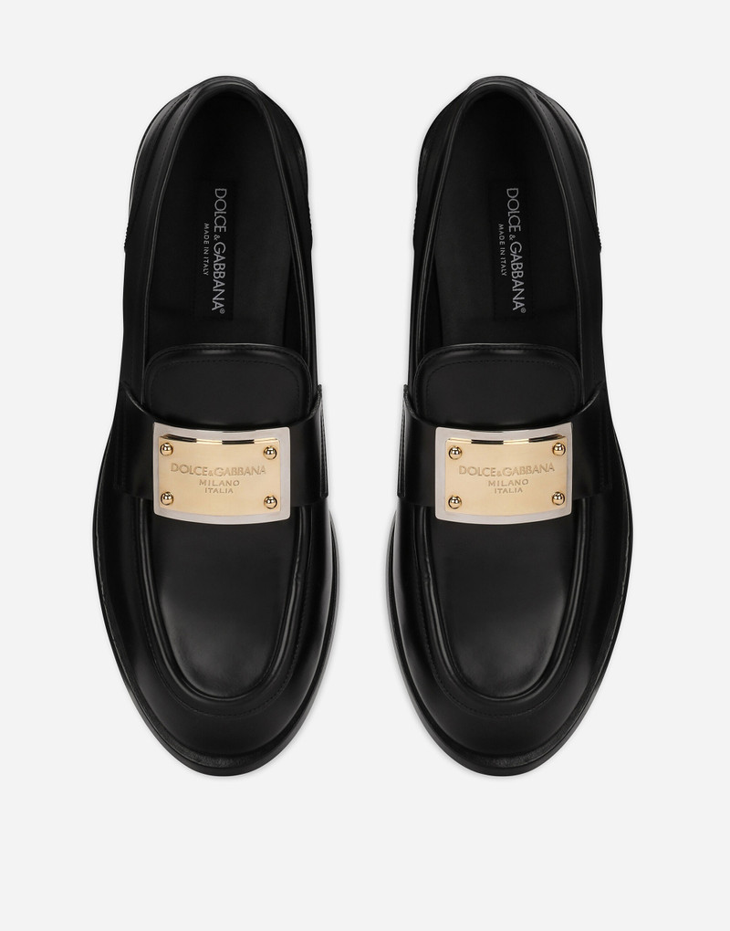 솔질된 calfskin loafers 4