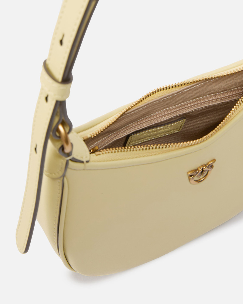 HALF MOON BABY LEATHER SHOULDER BAG 4