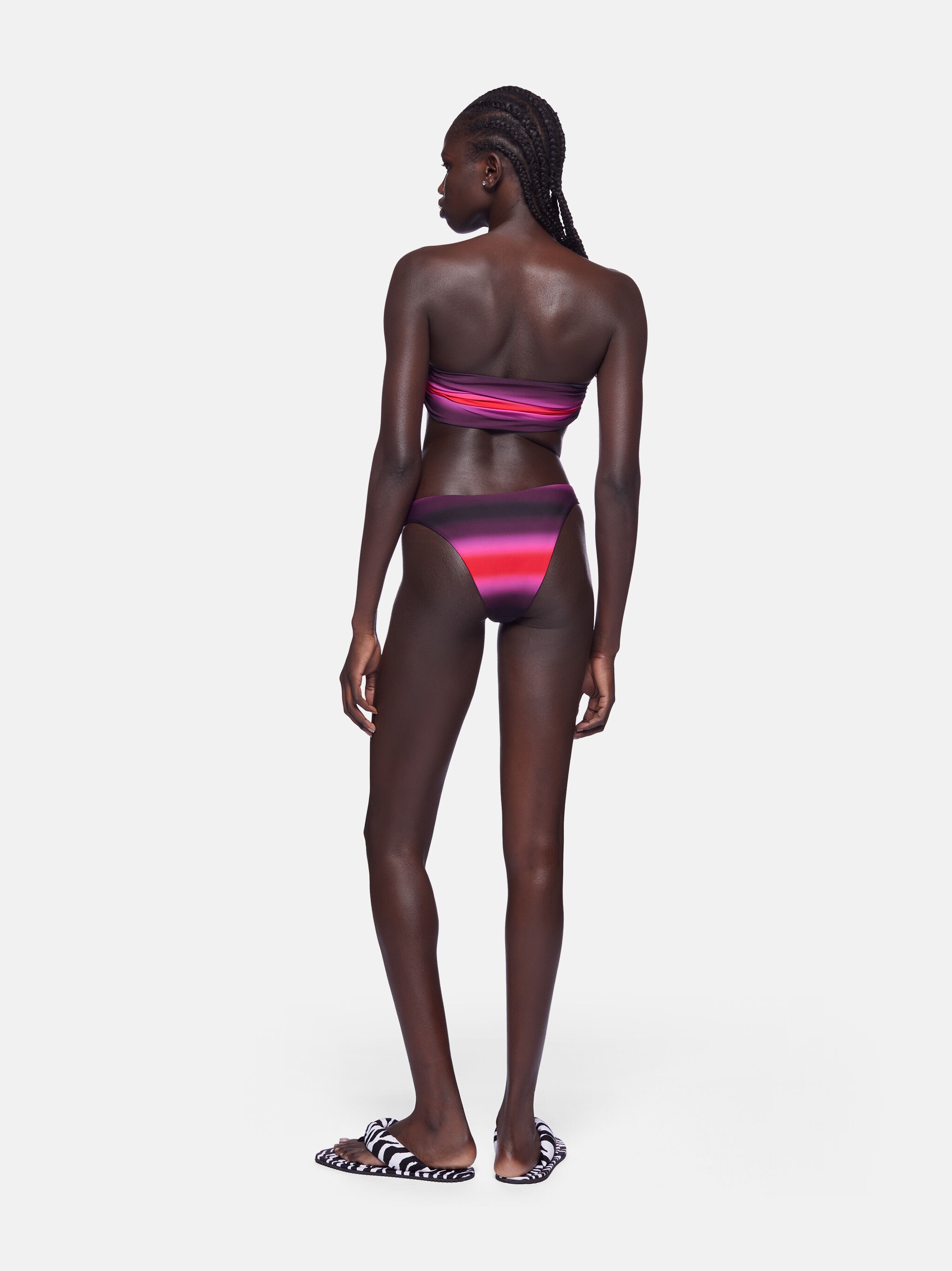 RED, BLACK AND FUCHSIA BIKINI - 4