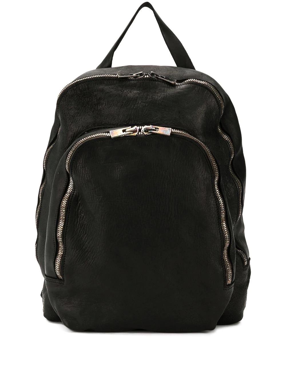 leather zipped backpacks - 1